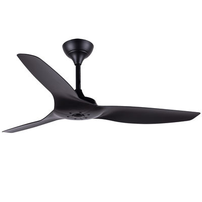 ABS Blade American Ventiladores de techo Sala de estar Negro Ventilador de techo de 52 pulgadas