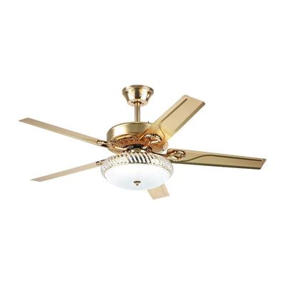 52En el ventilador de techo de ahorro energético Bajo ruido ABS Ventilador de cinco palas