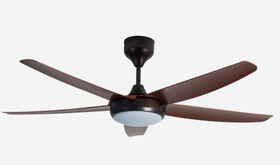 Oro de 56 pulgadas Modern DC motor ventilador de techo con luz para la oficina