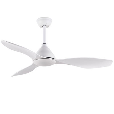 Blanco 48 en el ventilador de techo del baño con luz 3 palas ABS