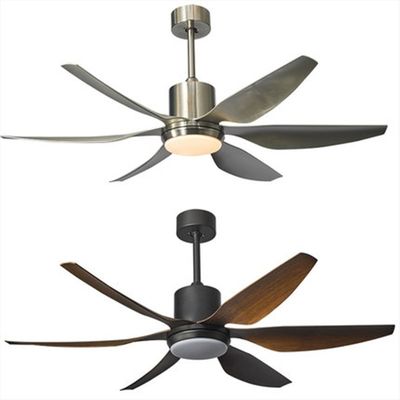 6 velocidades ventilador de techo de barco de 54 pulgadas ventilador de techo de motor DC con 6 cuchillas ABS