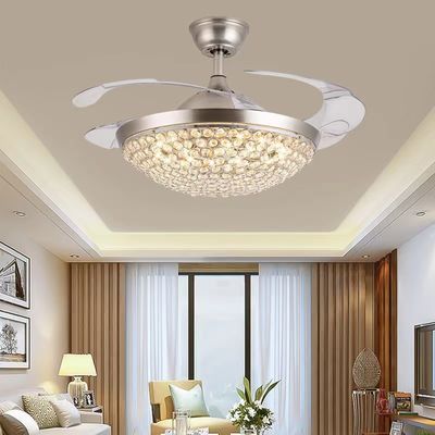 42 pulgadas LED 36W Cambiable de color Ventilador de techo de motor de CC moderno con luz