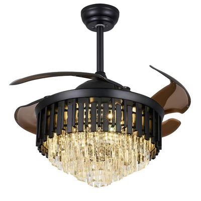 Moderno 42 pulgadas de alta calidad ventilador de techo inteligente motor de corriente continua con luz