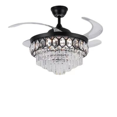 42 pulgadas de alta calidad de cristal inteligente ventilador de techo motor de CC para el salón