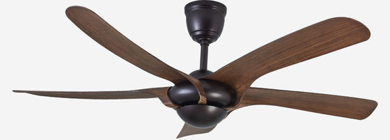 52 pulgadas de alto flujo de aire ventilador de techo silencioso 5 cuchillas ABS para la oficina