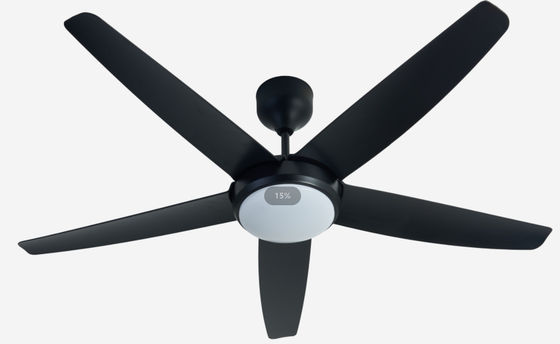 56 pulgadas de ventilador de techo LED moderno DC motor de control remoto con luz para el salón