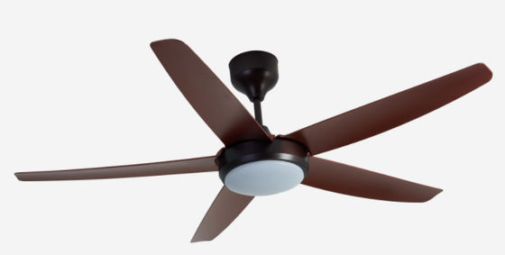 Oro de 56 pulgadas Modern DC motor ventilador de techo con luz para la oficina