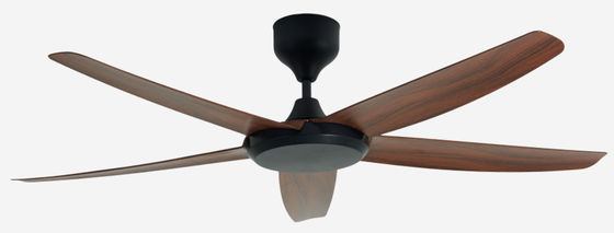 56 pulgadas Eco moderno ventilador de techo LED 5 palas ABS ahorro de energía