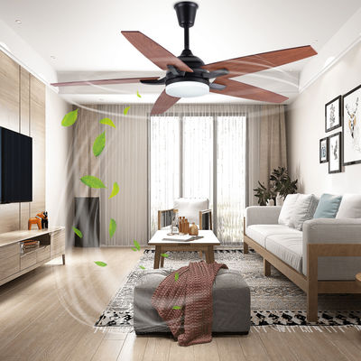 52En el ventilador de techo del buque 5 Cuchillas de madera contrachapada