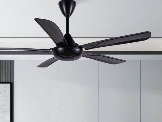 56 pulgadas ABS negro ventilador de techo bajo ruido con control remoto