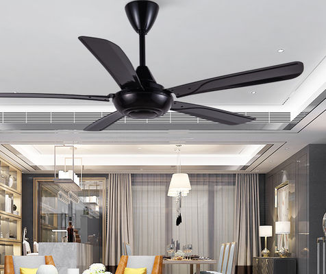 56 pulgadas ABS negro ventilador de techo bajo ruido con control remoto