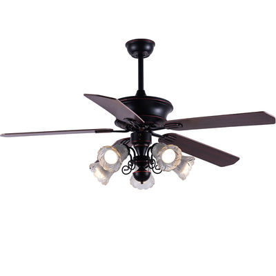 Clásico 52 en el ventilador de techo americano cuchillas de madera contrachapada con control remoto