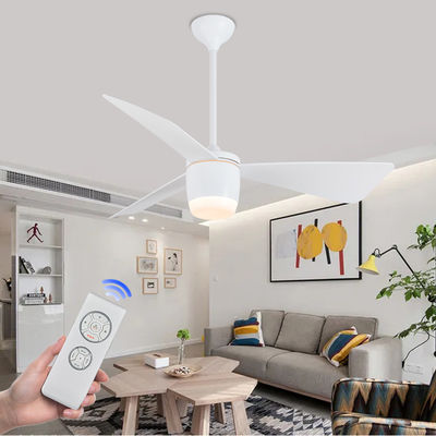 3 cuchillas ABS DC ventilador de techo de 52 pulgadas con ventilador de techo americano ligero