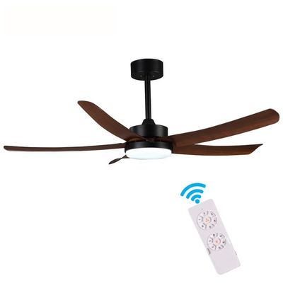 Ventilador de techo americano de 3 colores con luz de 52 pulgadas