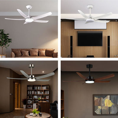 Ventilador de techo americano de 3 colores con luz de 52 pulgadas