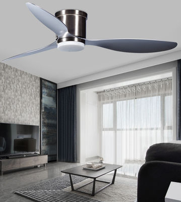 Cuchillas de ABS ventilador de techo silencioso de 52 pulgadas para control remoto de dormitorio