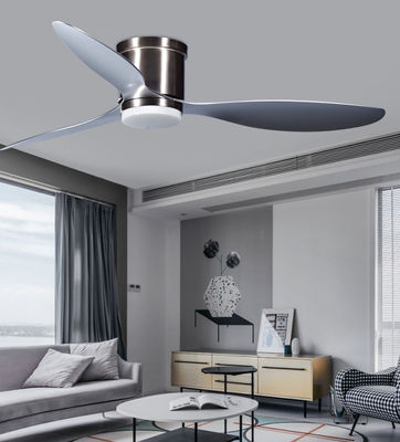 Cuchillas de ABS ventilador de techo silencioso de 52 pulgadas para control remoto de dormitorio