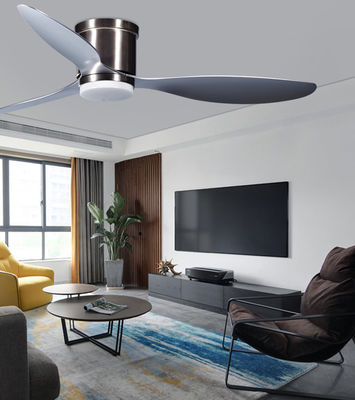 Cuchillas de ABS ventilador de techo silencioso de 52 pulgadas para control remoto de dormitorio