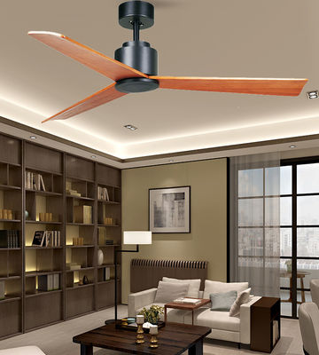 52 Casa Delta Wing ventilador de techo con cuchillas de madera real bajo ruido