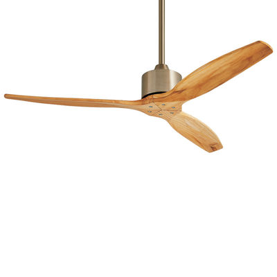 Ventilador de techo de madera real con madera ligera / control remoto