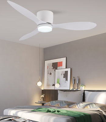 DC ABS ventilador de techo colgante con luz 52 pulgadas tres ventiladores de cuchillas
