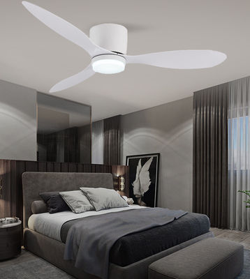 DC ABS ventilador de techo colgante con luz 52 pulgadas tres ventiladores de cuchillas