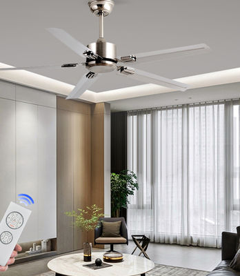 Ventilador de techo LED moderno de plata ECO 52 3