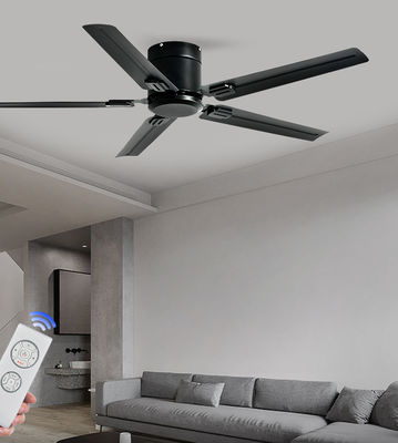 ECO 52 pulgadas 5 ventilador de techo de cuchilla con luz para salones