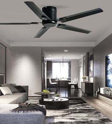ECO 52 pulgadas 5 ventilador de techo de cuchilla con luz para salones