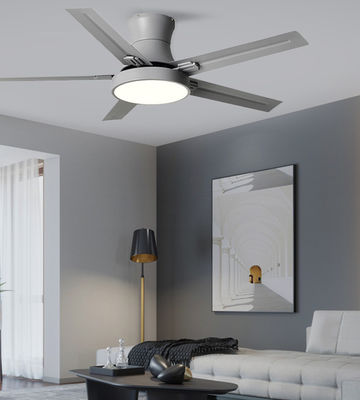 Las hojas de ABS 52 pulgadas ventilador de techo con ventilador de sala de estar moderno remoto