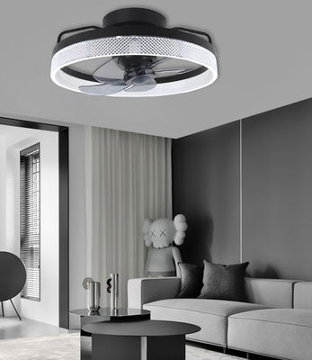 Candelario negro ventilador de techo sin cuchillas Bajo ruido ventilador de techo ventilador