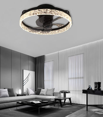 Ventilador de techo colgante decorativo con luz de 42 pulgadas Ventilador de techo sin cuchilla Hunter