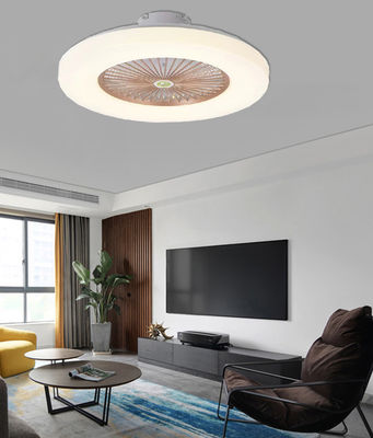 Ventilador de techo colgante blanco con luz retráctil de lámpara de antorcha
