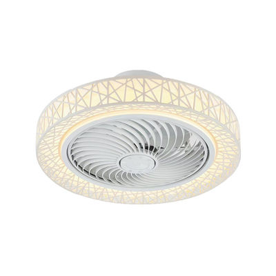 ABS de perfil bajo ventilador de techo sin cuchillas lámpara de 42 pulgadas silencioso motor CC