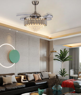 ECO ventilador de techo con cuchilla retráctil ventilador de oro ligero con cuchillas plegables